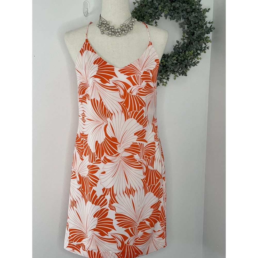 J.Crew Fun & Flirty Sun Dress Size 2 Orange NWT $84.50